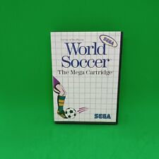 SEGA MASTER SYSTEM - WORLD SOCCER (complet)