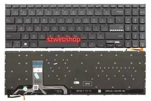 New ASUS X1503Z/ZA K6602Z M1503Q X1502/ZA/VA M1502/Z B1502 US keyboard backlit - Picture 1 of 2