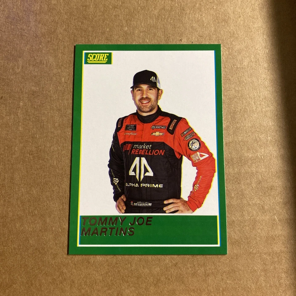 2023 Chronicles Racing Nascar SCORE Card TOMMY JOE MARTINS - Image 1 of 1