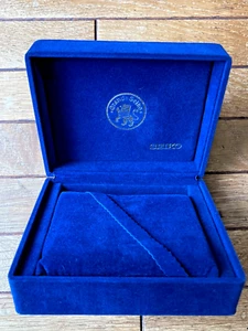 Authentic GRAND SEIKO Empty Watch Box made of nubuck #e05 - Picture 1 of 7