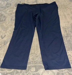 New Mens Jos A Bank Travel Tech Flat Front Blue Sz 40 X 29 - Picture 1 of 6