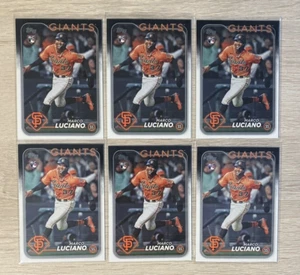 (x6) 2024 Topps Series 1 MARCO LUCIANO Giants rc #232 Rookie Card Lot - Picture 1 of 1