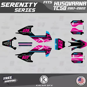 Graphics Kit for Husqvarna TC50 (2017-2023) TC 50 Serenity - MAGENTA - Foto 1 di 6