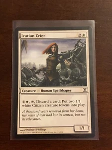 Magic the Gathering Time Spiral Icatian Crier - Picture 1 of 2