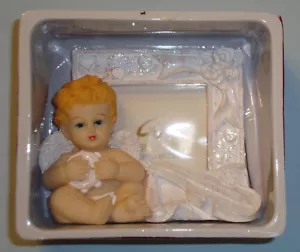 CHERIE & KALVIN Collection Mini Bilderrahmen Engel Figur mit Gitarre, NEU - Bild 1 von 4