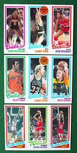 1980 TOPPS Menge 3 Karten LARRY BIRD Scoring Leader #30 Rebounding #31 Irving #181 - Bild 1 von 9