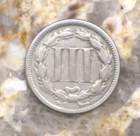 1865 Three cent Cover