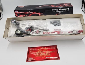 SNAP-ON DOUG HERBERT 2005 NHRA 85TH ANNIV. TOP FUEL DRAGSTER 1:24 SCALE DIECAST - Picture 1 of 13