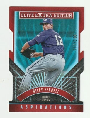 2015 Panini Elite Extra Edition Aspirations #80 Riley Ferrell RC, TCU #/200 - Image 1 of 2
