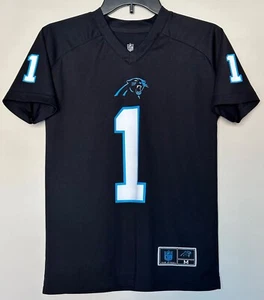 Cam Newton #1 Carolina Panthers Football Jersey Youth Size Medium 10/12 Boys Kid - Picture 1 of 6