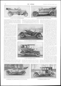 1910 MOTOR-CARS Rover Adams Straker-Squire Limousine Van Den Plas (198)