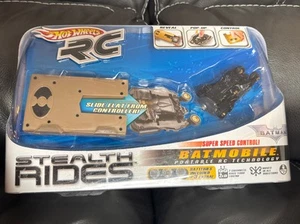 Batman HOTWHEELS 2010 Batmobile Tumbler Folding Portable RC STEALTH RIDES NIB - Picture 1 of 6