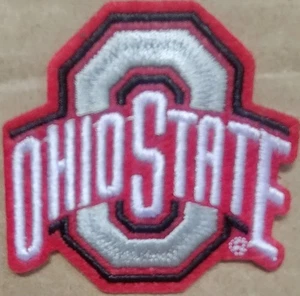 Ohio State University Buckeyes embroidered Iron on patch - Picture 1 of 1
