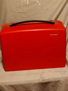 BERNINA 830 NÄHMASCHINENKOFFER ROT OEM MADE IN SWITZERLAND nur Koffer - Bild 1 von 15