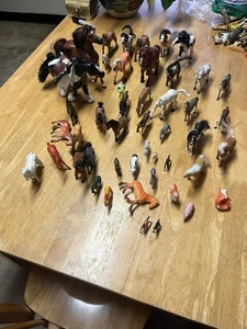 HORSE FIGURINES LOT TOY PLASTIC MINIATURE PONY MARE STALION APPALOOSA - Picture 1 of 9