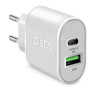 SBS TETRPD20W Caricabatterie per dispositivi mobili Bianco Interno - Foto 1 di 1
