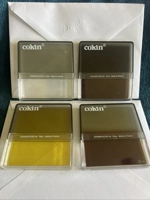 Cokin Cromofilter SA Lot Of 4 Used With Cases - 005 83 125  COEF. X 1.5 Yellow 1 - Image 1 of 2