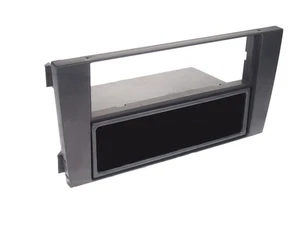 2DIN Doppel DIN Ablagefach Radioblende Schwarz für Audi A6 - Picture 1 of 1
