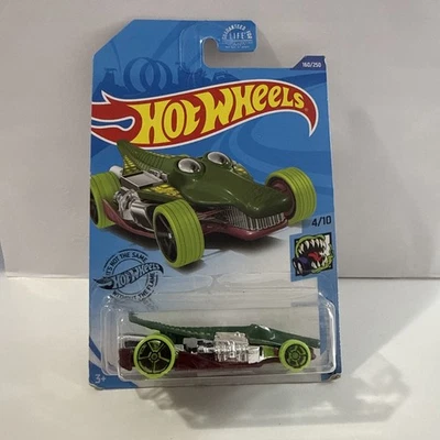Hot Wheels Street Beasts 4/10 (2018) Green Croc Rod 160/250 Die Cast - Image 1 of 4