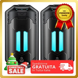 Scaldamani Elettrico 6000mAh x2 Pezzi Scaldamani Ricaricabile 3 livelli calore - Foto 1 di 9