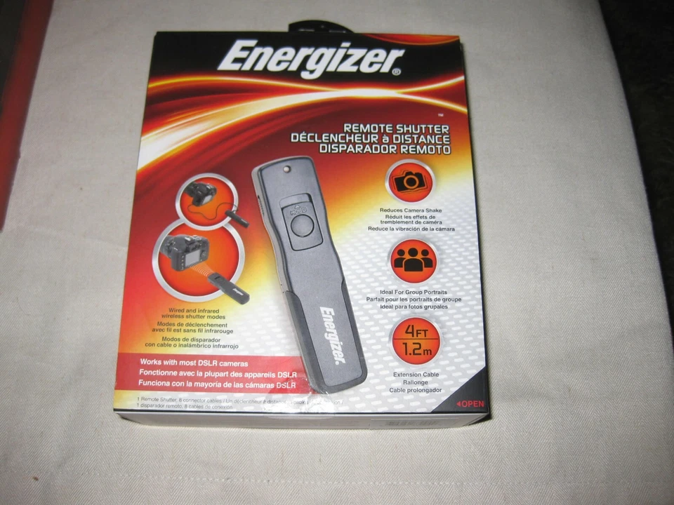 Energizer ENS-WUNI Multi-Fit LCD Timed Remote Shutter (Black) - Image 1 of 2