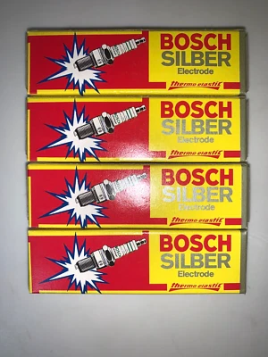 Juego 4 Bujías Electrodo Plata Porsche 928 y 944 NOS Bosch Parte # WR8DS Foto 1 de 2