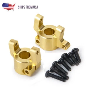 2pcs Heavy Duty Brass C-Hub Carrier for Axial SCX10 II 90046 1/10 RC Crawler Car - Picture 1 of 6