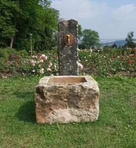 Gartenbrunnen Sandstein / Naturstein / Elbsandstein - Bild 1 von 8