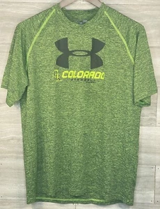 Colorado Rockies Under Armour grün Baseball MLB Heat Gear Logo Shirt Herren L gebraucht, in einwandfreiem Zustand - Bild 1 von 5