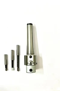 38mm Micro Boring Head with MT-3 (M12x1.75  Draw Bar) and 3 HSS Boring Tools - Picture 1 of 4