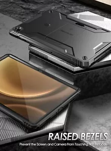 For Samsung Galaxy Tab A9 Plus + Case Poetic Kickstand Shockproof Rugged Black - Picture 1 of 5