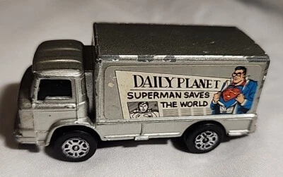 Silver Superman Daily Planet "SUPERMAN SAVES THE WORLD" Truck. Corgi Jr. Pics!  - Image 1 of 4