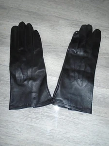 RAF OR ARMY MENS BLACK LEATHER SERVICE GLOVES VARIOUS SIZES GENUINE ISSUE NEW - Picture 1 of 2