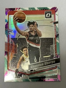 2023-24 Donruss Optic Jazz SP! Shaedon Sharpe - Picture 1 of 2