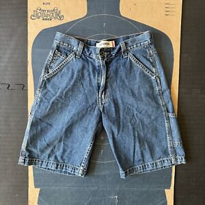 Vintage Levi's Shorts Mens 30 Blue Carpenter American Workwear Denim Medium Wash