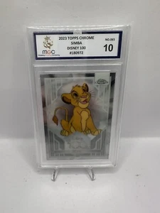 2023 Topps Cromo Disney 100 Simba Rey León #65 MGC 10 Gemas Como Nuevo - Imagen 1 de 2