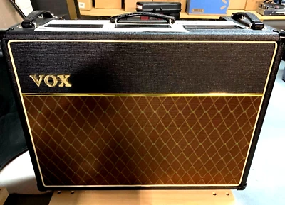 VOX Custom AC30C2 30W 2x12 Tube Guitar Combo Amp /with custom red coat speakers^ - Image 1 of 4