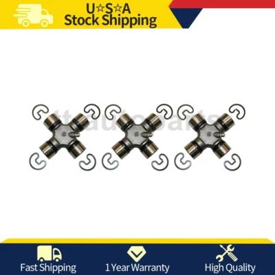 3PC GMB Rear Shaft All Joints U Universal Joint For 1973-1976 Ford F-100 - Image 1 of 3