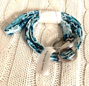 Vera Bradley Breakaway Lanyard Cloud Vine Cotton NWT Work School - Picture 1 of 4