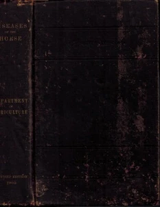 1903, SPECIAL REPORT ON DISEASES OF THE HORSE, EQUESTRIAN, MEDICAL, ILLUSTRATED - Picture 1 of 3