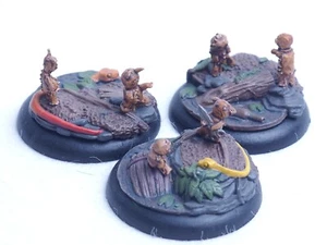 WYRD GAMES MALIFAUX PICCOLI TEDDYS X 6. DIPINTO. MARRONE 649 - Foto 1 di 4