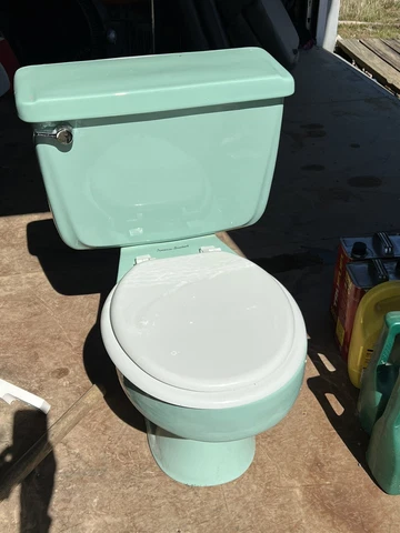 American Standard Ming Green Jadeite Toilet Cover