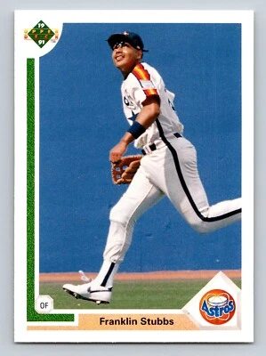 Franklin Stubbs 1991 Upper Deck #168 Houston Astros - Image 1 of 2