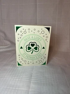 St. Patrick’s Day Greeting Card Set of 3(1 Of Each Design) Handmade - Picture 1 of 3