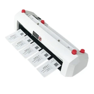 220V Automatic 90*54mm A4 Business Card Cutting Machine Home Commercial Slitting - Picture 1 of 13