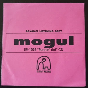MOGUL Runnin' Riot CD NM IMPORT Acetate Test Pressing Elefant Records ELECTRONIC - Picture 1 of 5