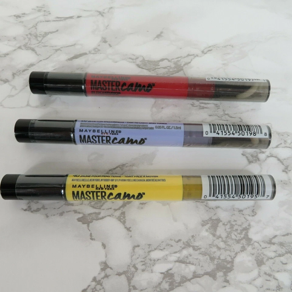 Pluma facial correctora de color Maybelline Master Facestudio camuflada #60 roja Foto 1 de 1