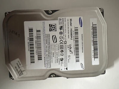 Samsung HD080HJ 80GB,Internal,7200RPM,3.5" (HD080HJ/P) HDD 8MB - Image 1 of 3