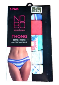 No Boundary thong 5 pack XL (15/17) - Picture 1 of 4