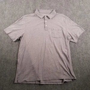 Vineyard Vines Shirt Mens L Polo Gray Edgartown Pocket Golf Whale Logo Preppy - Picture 1 of 8